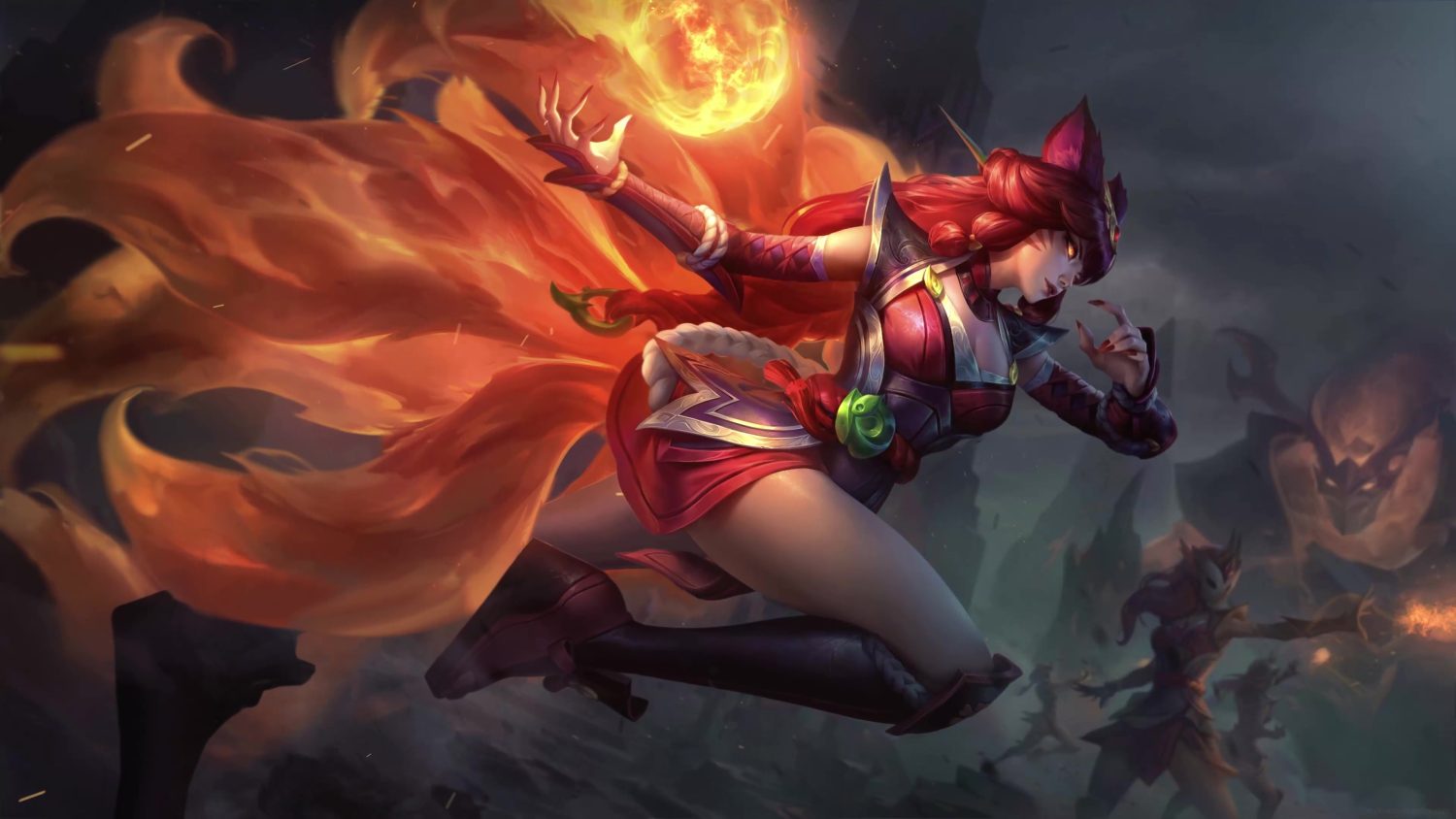 Learn more about Ahri's backstory and abilities in the official League of Legends universe.
3. Ahri - Leaguepedia - wide 9